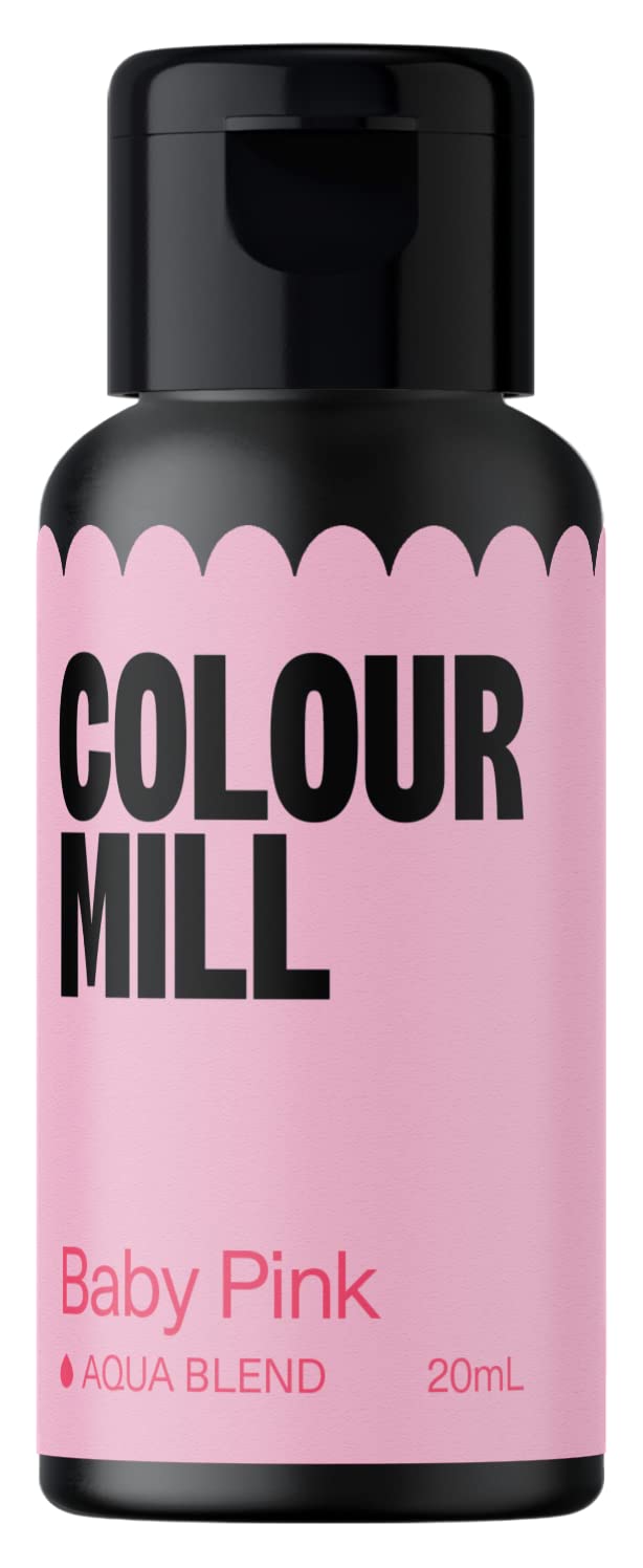 Colour Mill Aqua Blend Food Colouring - Baby Pink | Water-Based | 20ml