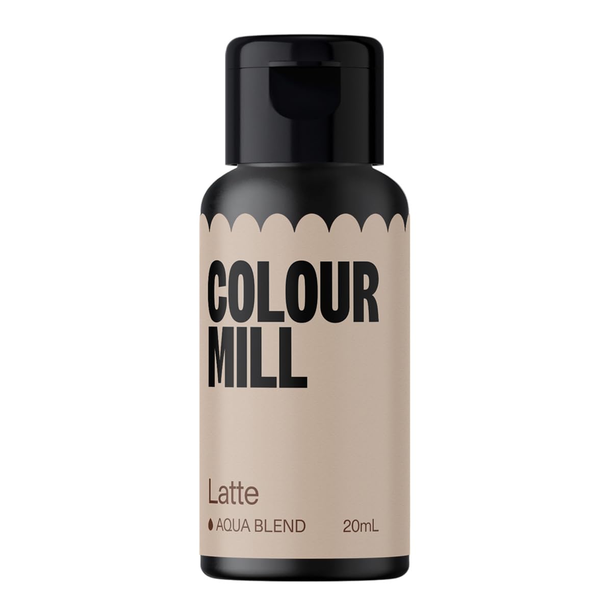Colour Mill Aqua Blend Food Colouring - Water-Based, Highly Concentrated | 20ml Latte