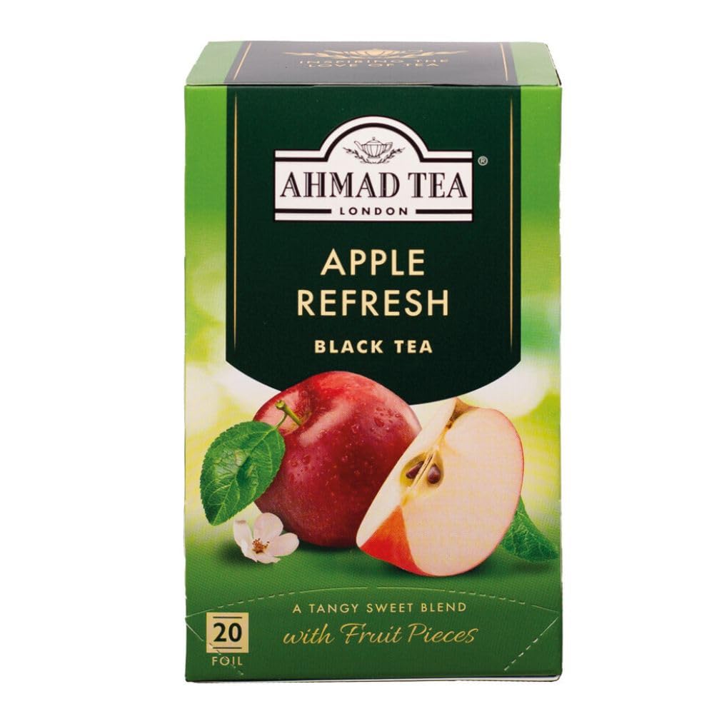 Ahmad Tea Apple Refresh Fruit Black Tea - 20 Teabags 1