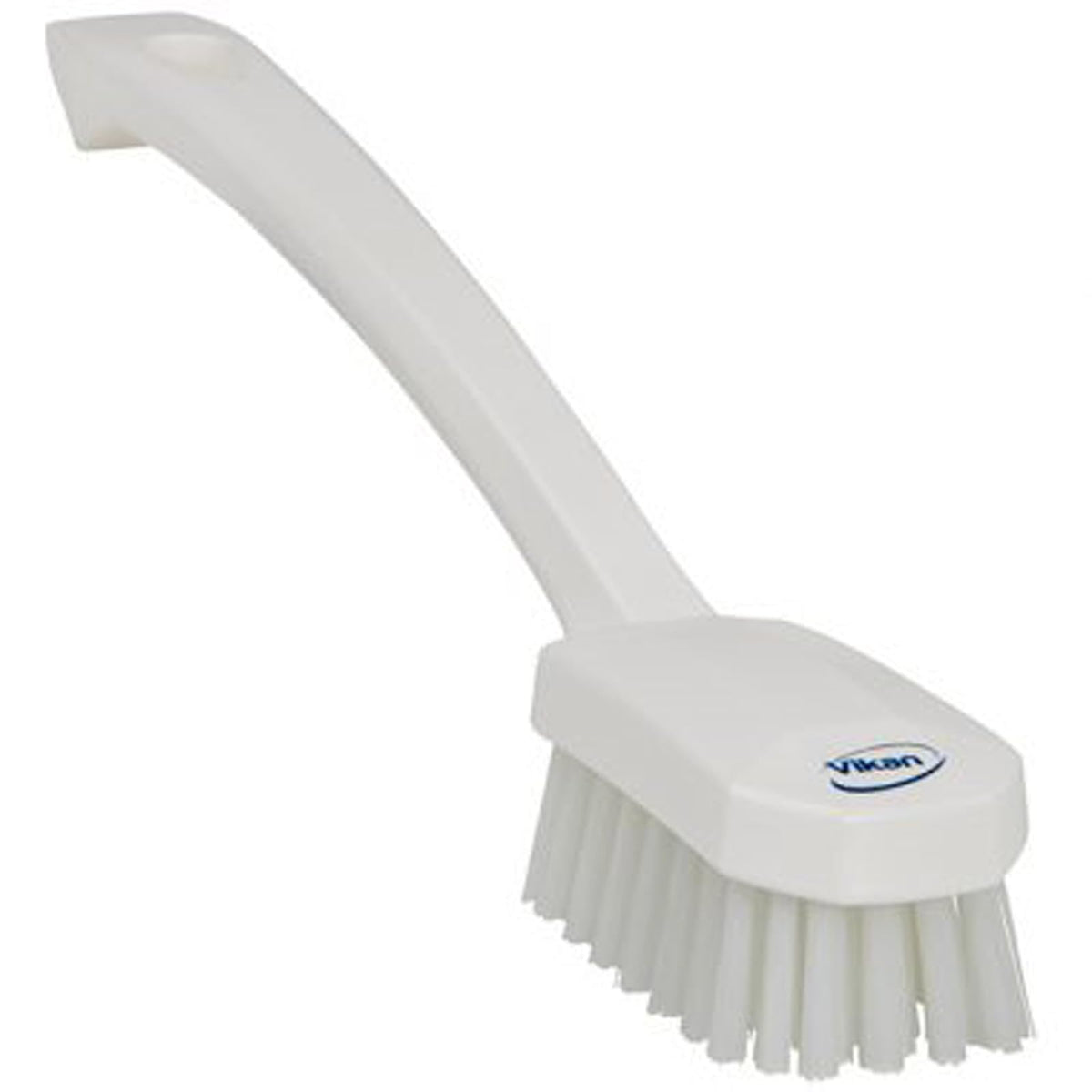 Vikan Utility Brush - Ergonomic Design | Medium Bristle | White 1