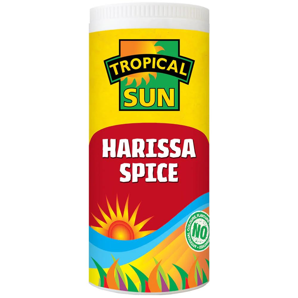 Tropical Sun Harissa Spice - 100g | North African Chilli Seasoning | Gluten-Free, Vegan