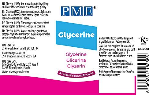 PME Glycerine - Softens Royal Icing, Keeps Baking Moist | 35g Bottle (Pack of 2) 4