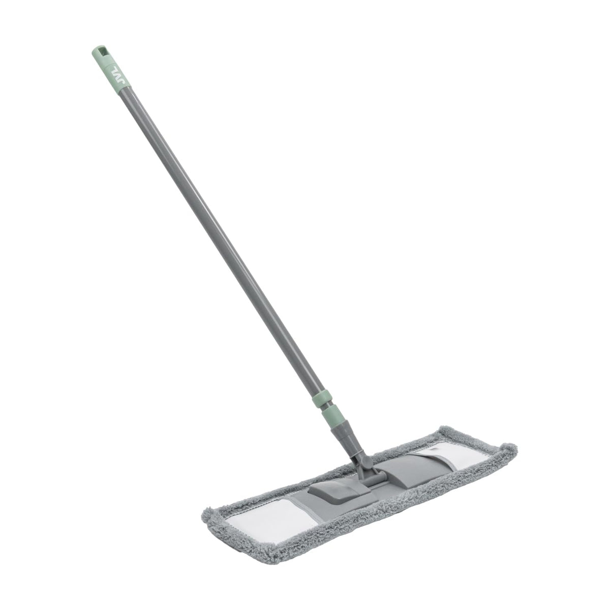 JVL Extended Microfibre Flat Mop - Machine Washable Head | Telescopic Handle | Grey 3