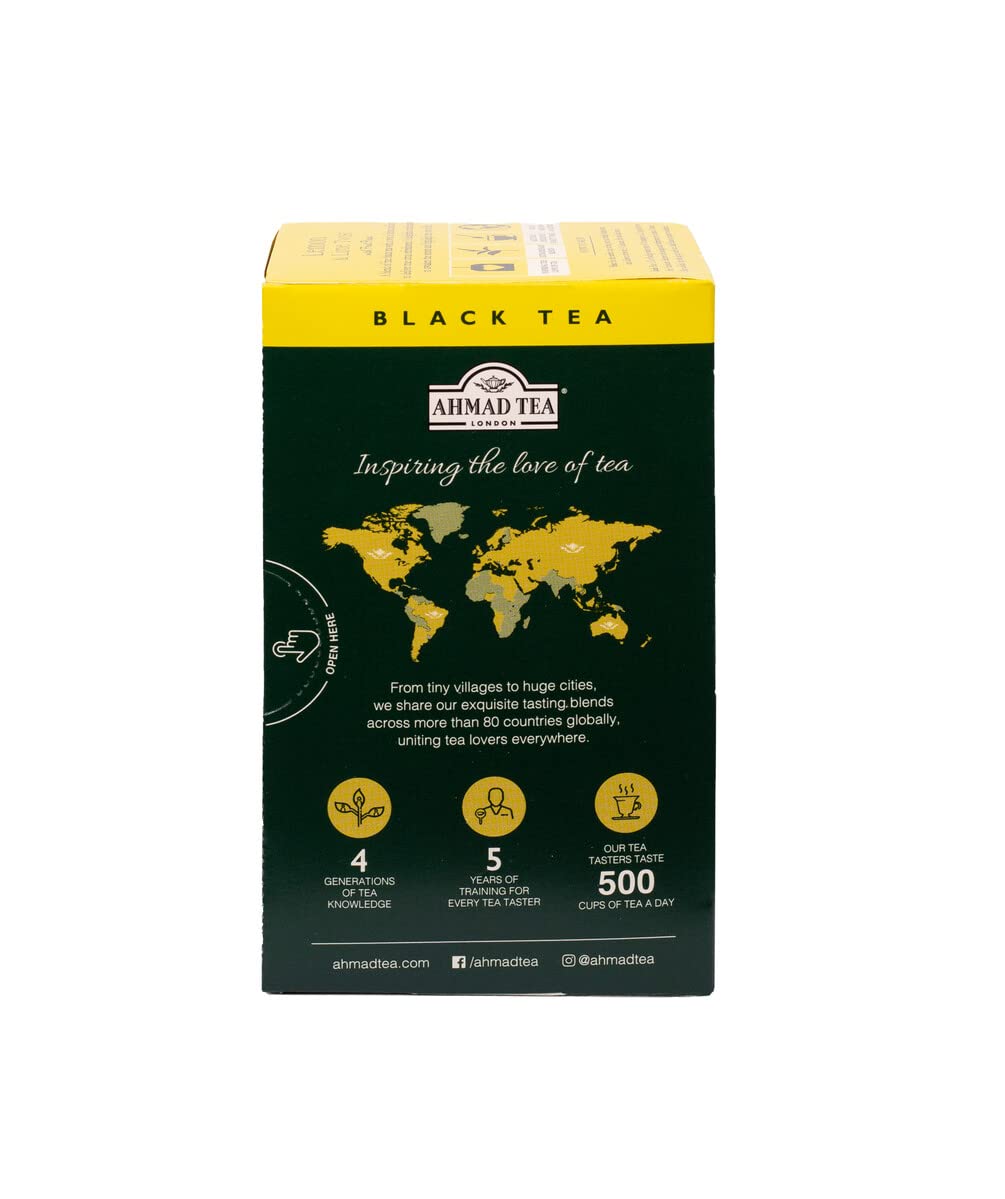 Ahmad Tea Lemon & Lime Fruit Black Tea - 20 Teabags (Pack of 3) 5
