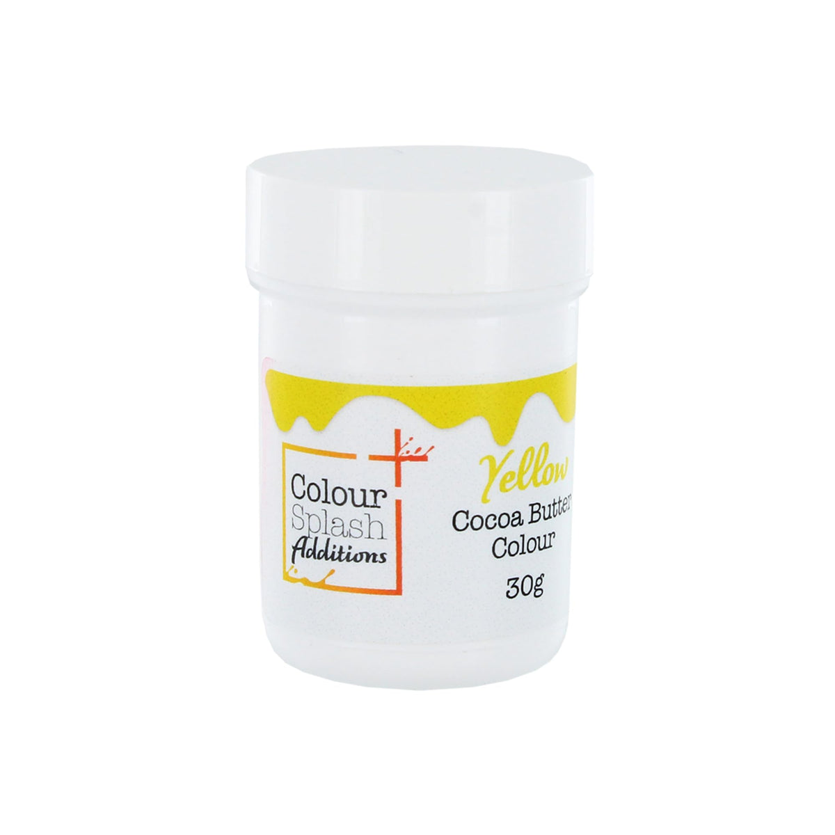 Colour Splash Yellow Cocoa Butter - 30g | Edible Chocolate Paint