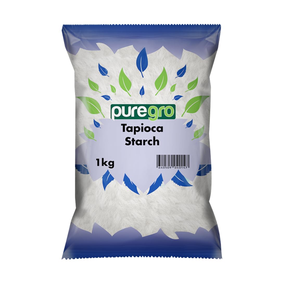 Puregro Tapioca Starch - High Thickening Power, Smooth & Fine Texture, 1kg 1