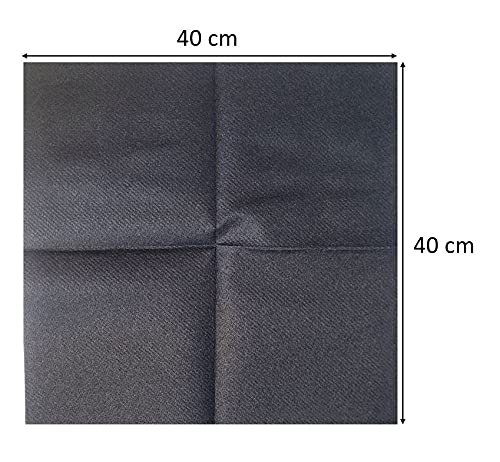 Morigami Airlaid Napkins - 40x40cm, 1/4 Fold, Pack of 50, Breton Grey 4