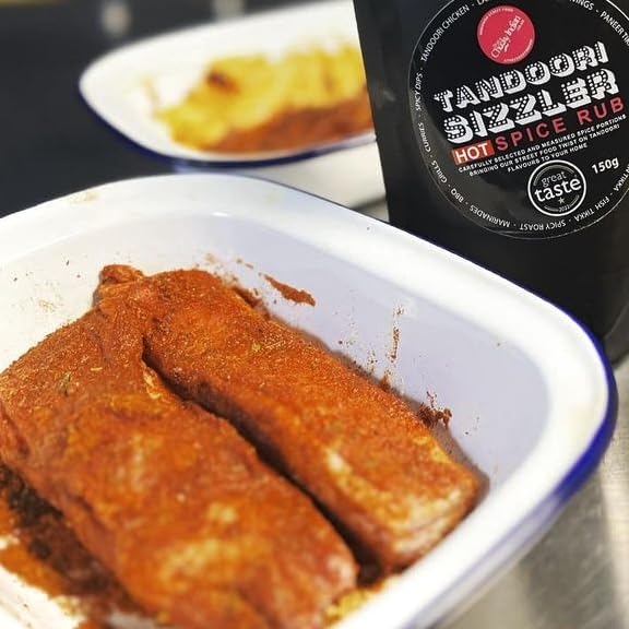 THE CHEEKY INDIAN Tandoori Sizzler Hot Spice Rub - 150g | Vegetarian | Gluten-Free 4