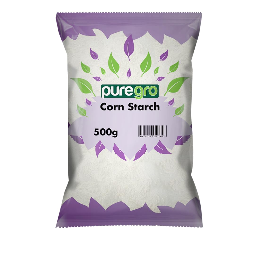 Puregro Corn Starch - Premium Quality Thickener for Cooking & Baking | 500g Powder