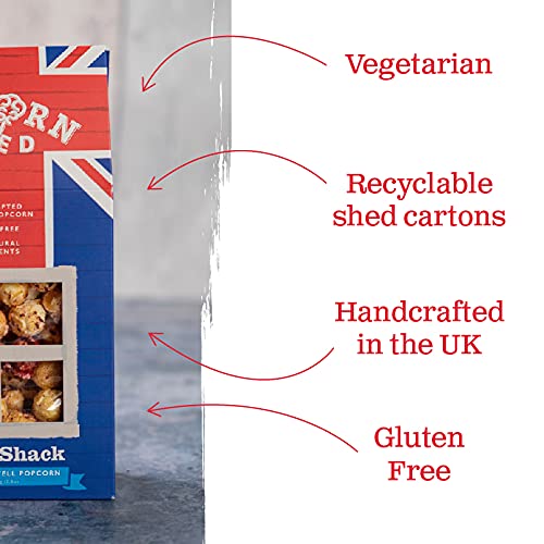 Popcorn Shed Cherry Bakewell Gourmet Popcorn - 80g Pack of 3 | Gluten-Free | Vegetarian 6