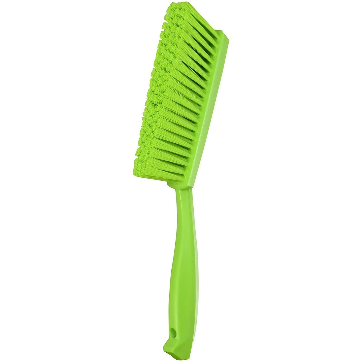 Vikan Soft Dusting Brush - Ergonomic Handle, Ideal for Fine Particles | Lime, Polypropylene 1