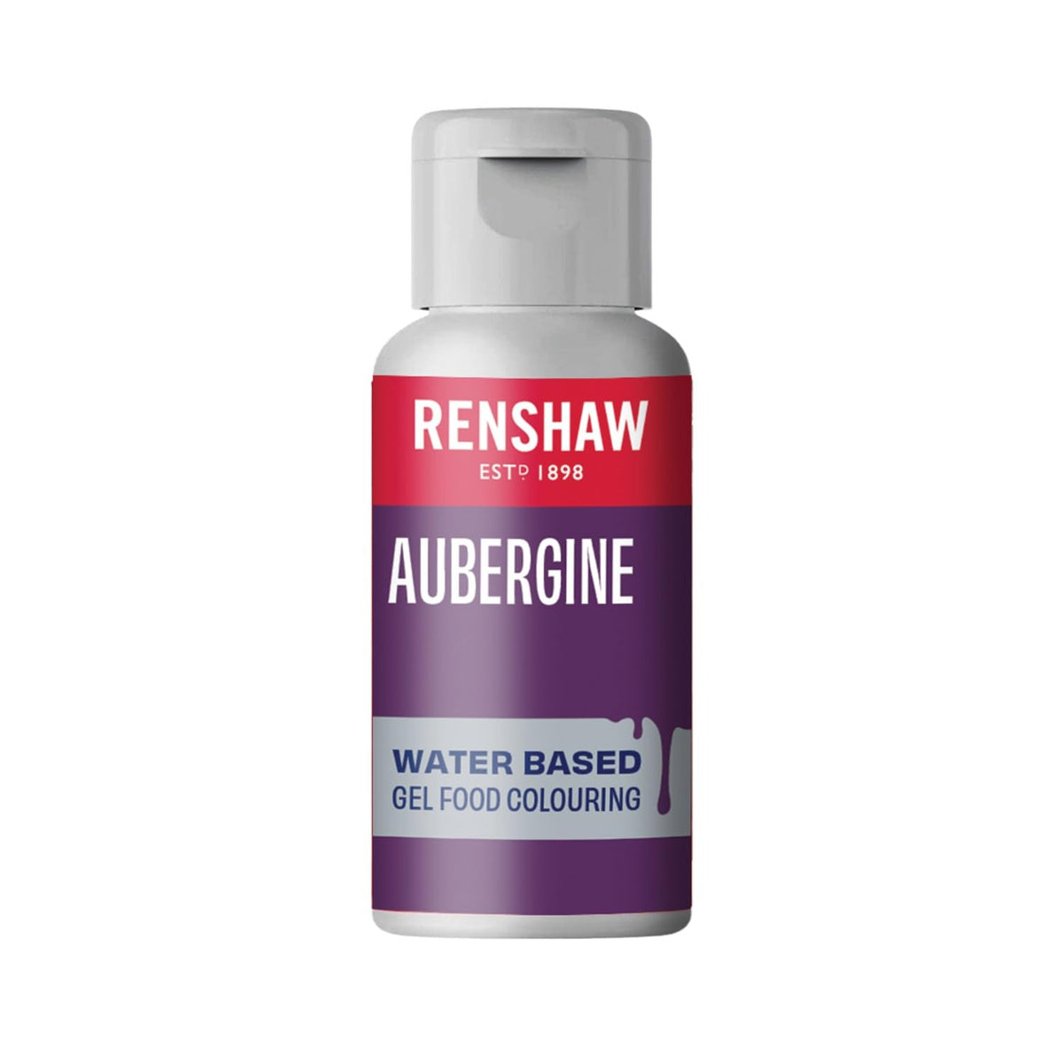 Renshaw Aubergine Water-Based Gel Food Colouring - 20g 1