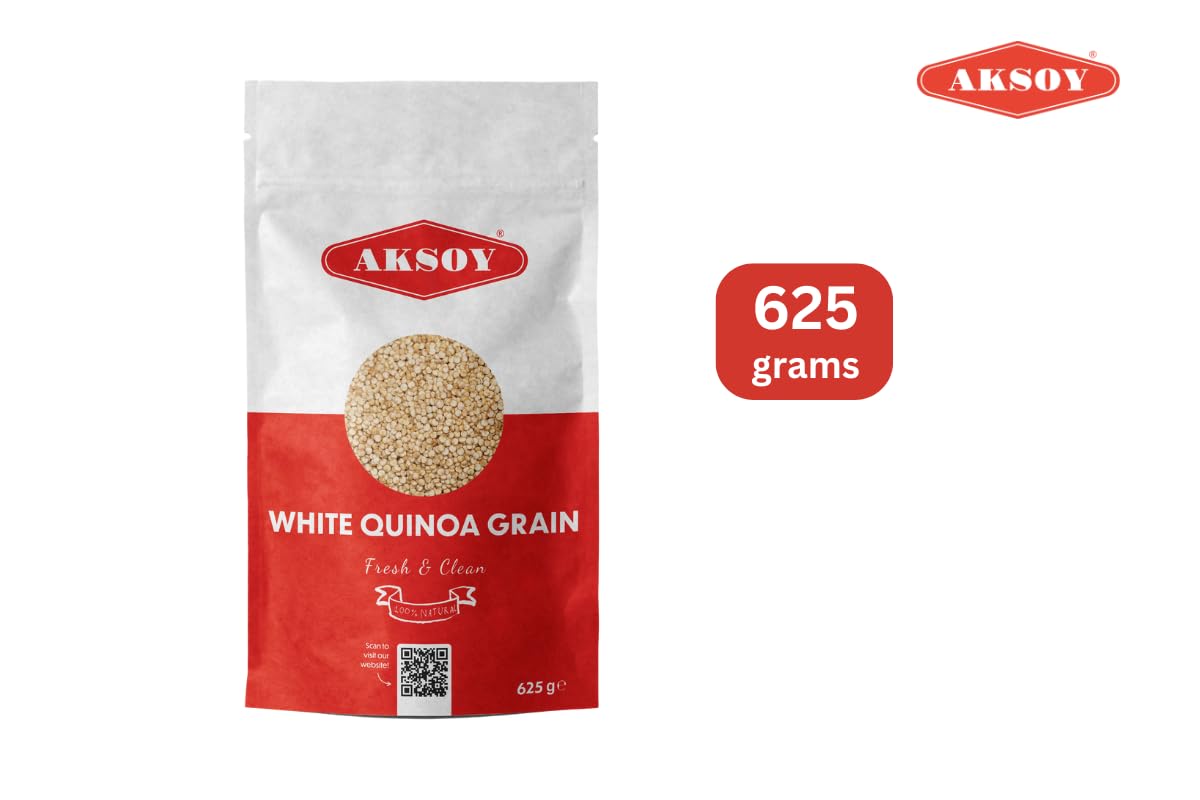 AKSOY White Quinoa - Nutrient-Rich Superfood | 625g | Ready to Cook 6