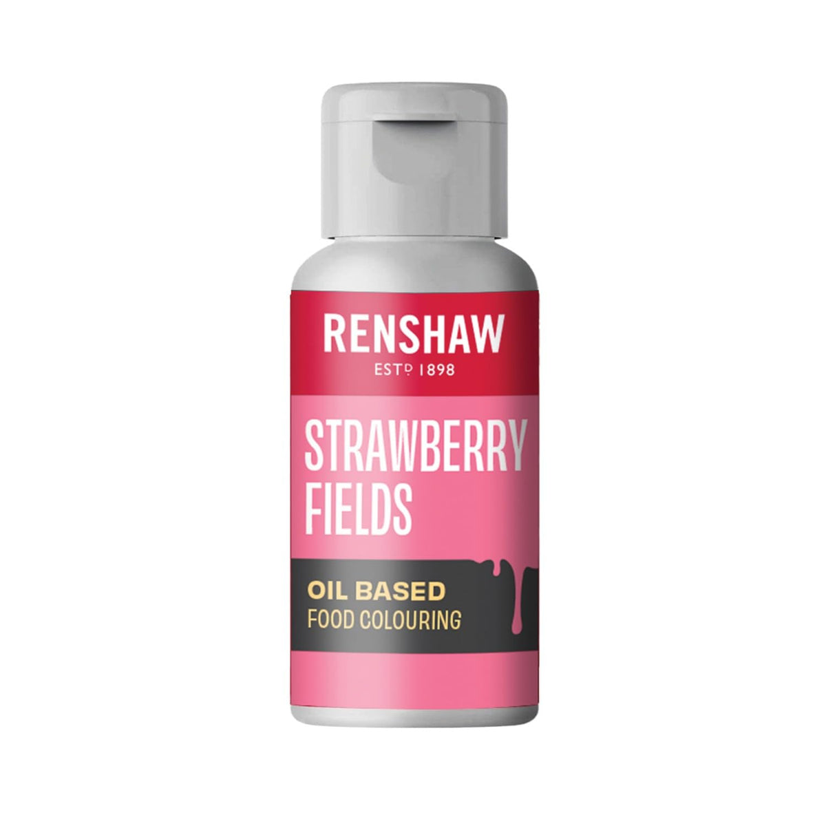 Renshaw Oil Based Food Colouring - Strawberry Fields Pink Gel | 20g