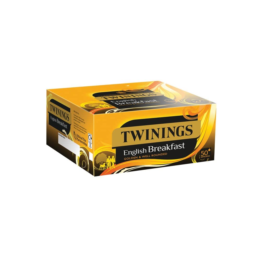 Twinings English Breakfast Tea - 300 Individually Wrapped Enveloped Tea Bags