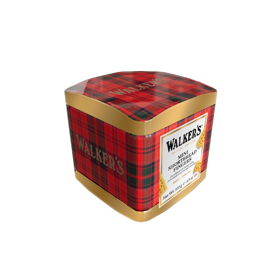 Walkers Mini Shortbread Fingers - Traditional Scottish Recipe | 100g | Butter Biscuits