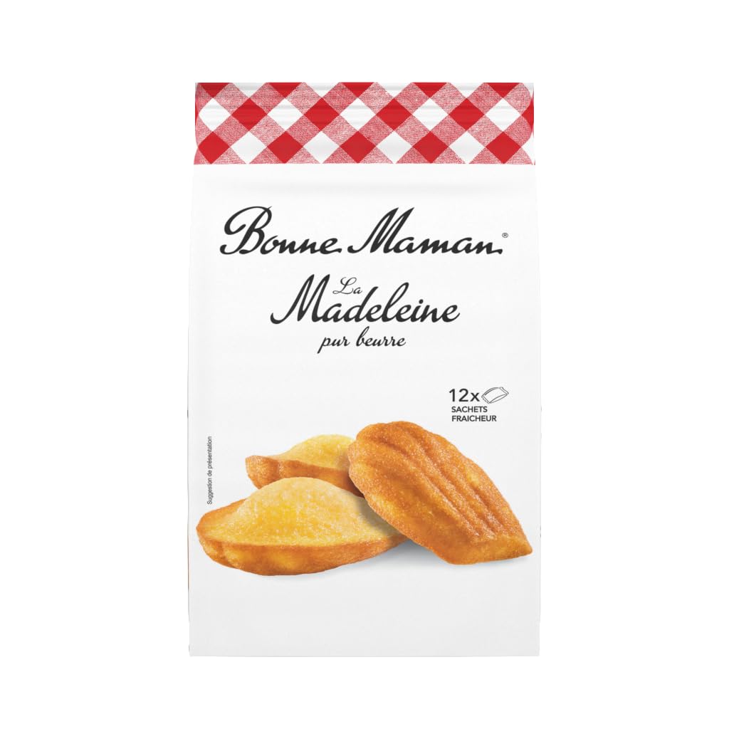 Bonne Maman Original Pure Butter Madeleines - Pack of 3 (900g Total)