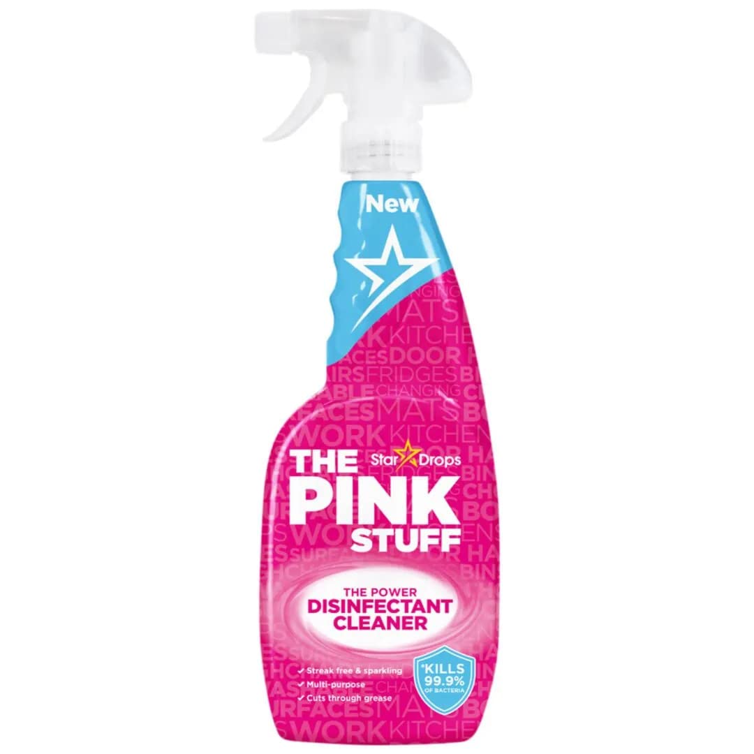 Stardrops The Pink Stuff Disinfectant Cleaner - Kills 99.9% of Bacteria | 750ml | Streak Free