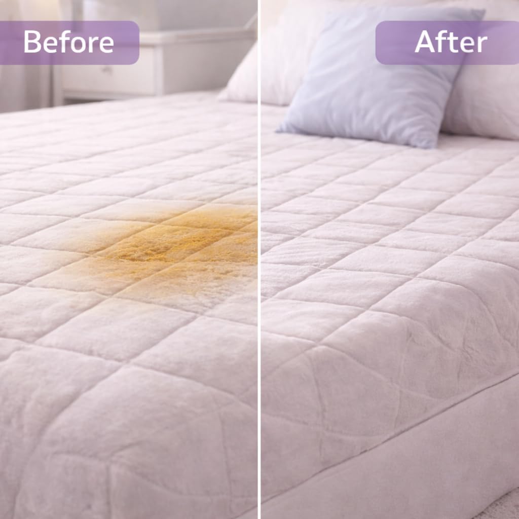 Cleanzyme Enzyme Mattress Stain Remover - 500ml Spray Bottle | Eliminates Urine & Odours | Safe for Mattresses, Upholstery & Carpets 7