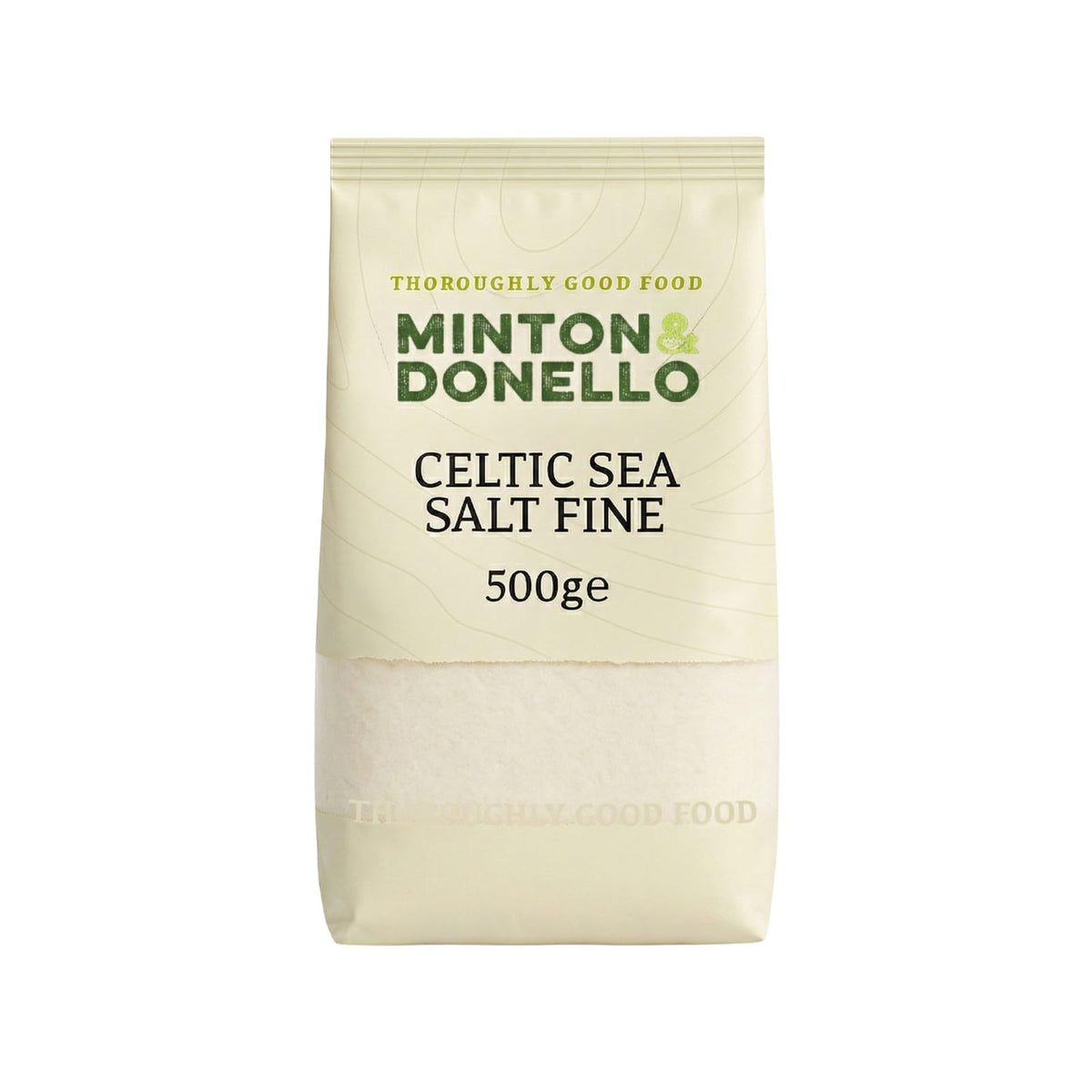 Minton & Donello Fine Celtic Sea Salt - Unrefined, Rich in Minerals | 500g