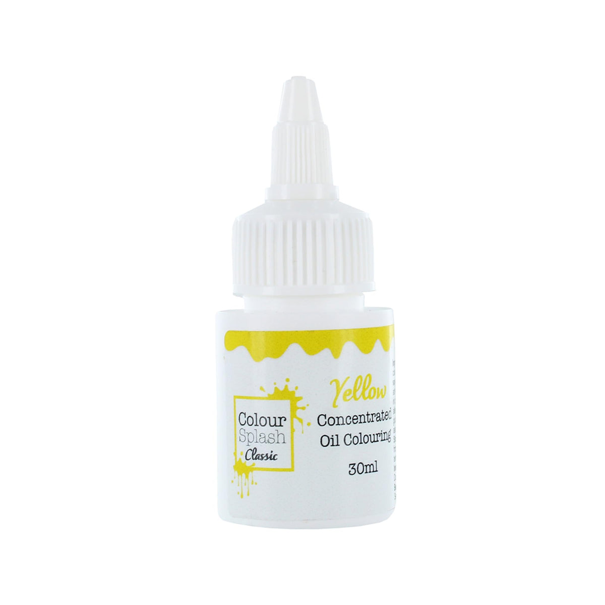 Colour Splash Oil Based Food Colouring - Yellow | 30ml Bottle 8