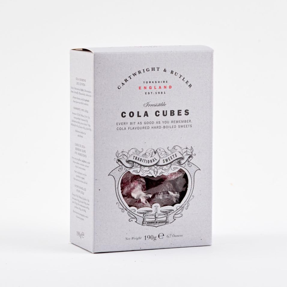 Cartwright & Butler Cola Cubes Sweets - Pack of 2