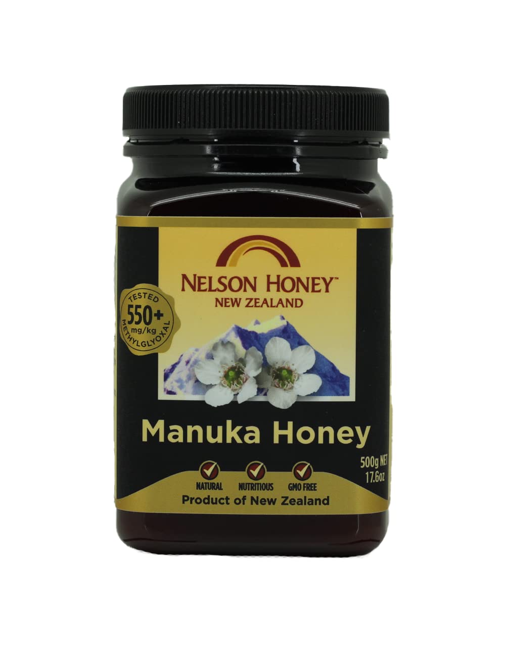 Nelson Honey New Zealand Manuka Honey 550+ MGO - 500g