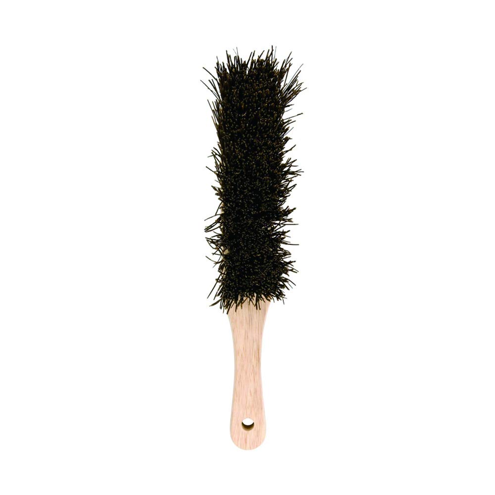 Elliott Natural Bassine Fibre Hand Brush - Stiff Bristles, FSC Certified | 25 cm | Beige 6