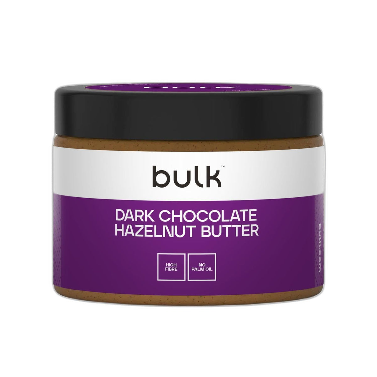 BULK POWDERS Dark Chocolate Hazelnut Butter - 500g | 632 kcal per 100g | High Protein 1