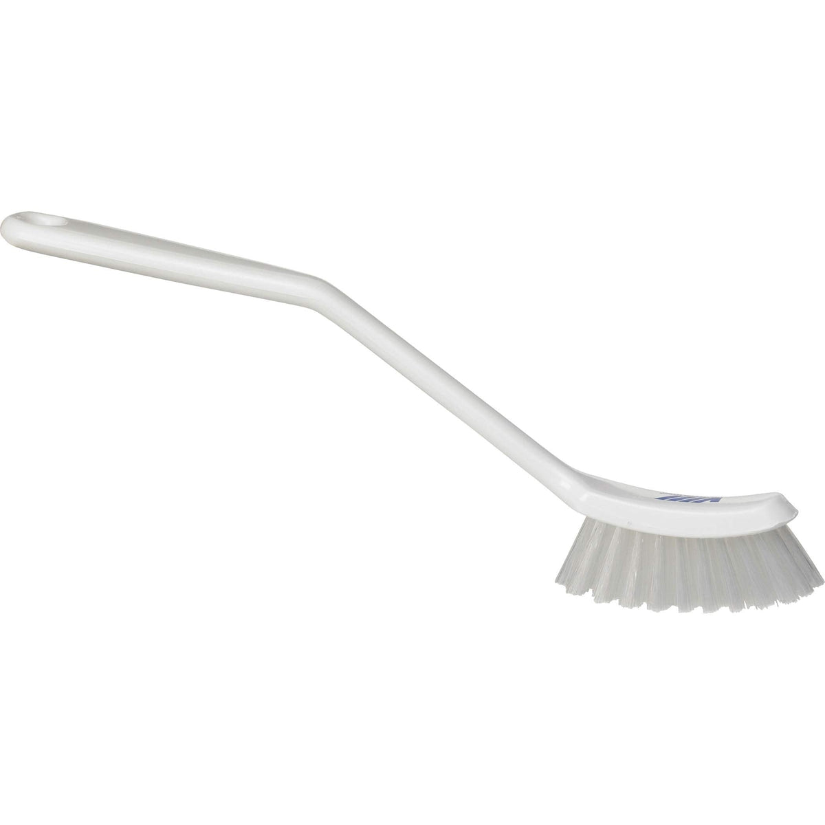 Vikan 42875 Coarse/Fine Sweep Dish Brush - Durable Plastic, White 9