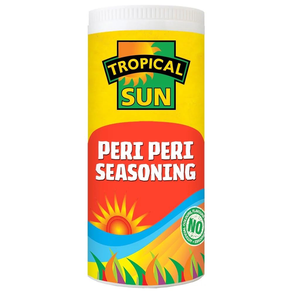 Tropical Sun Peri Peri Seasoning - Spicy Chilli & Lemon Dry Rub for Chicken, 100g