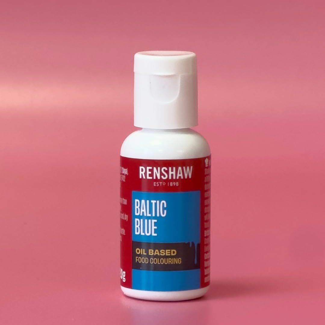 Renshaw Oil-Based Gel Food Colouring - Baltic Blue, 20g 3