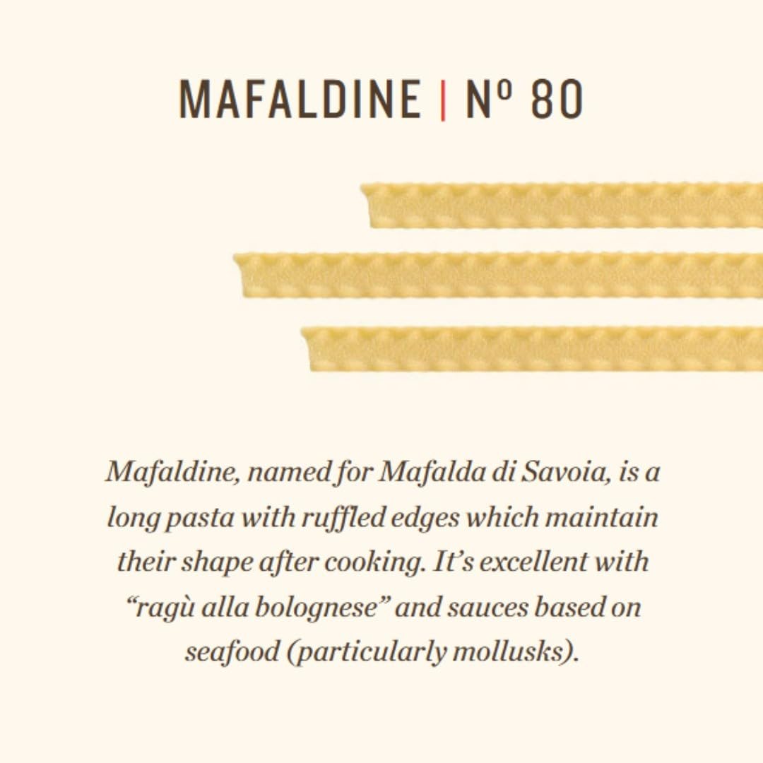 Rummo Mafaldine No.80 Pasta - 500g | Authentic Italian | Quick Cooking
