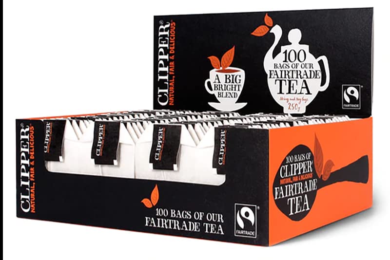 Clipper Fairtrade Black Tea - 100 Biodegradable Teabags 1