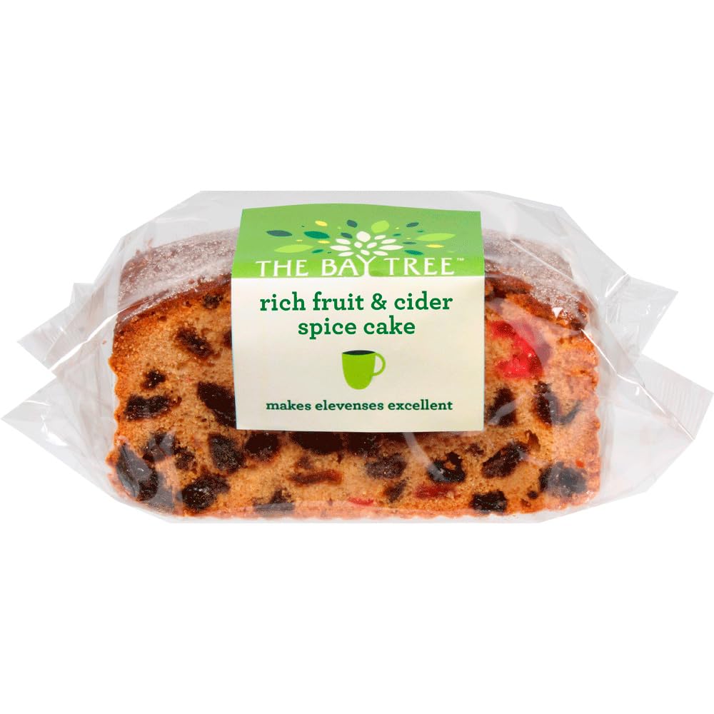 The Bay Tree Rich Fruit & Cider Spice Cake - 310g | Handmade UK Fruit Loaf | Moist & Fruited