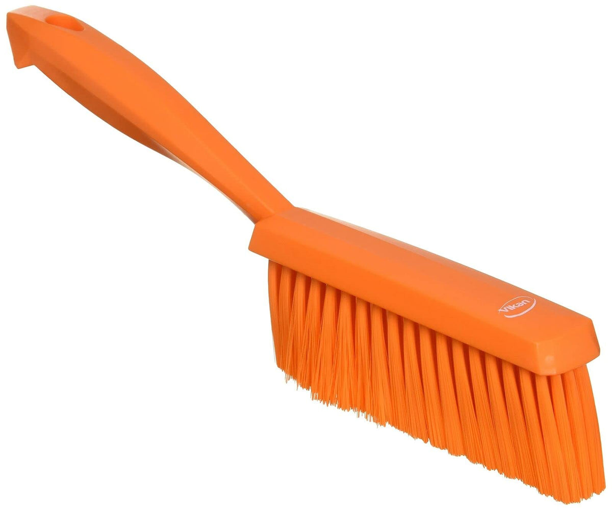 Vikan 45877 Hand Brush - Soft Bristles, Ergonomic Handle, Orange | 330 mm Length 1