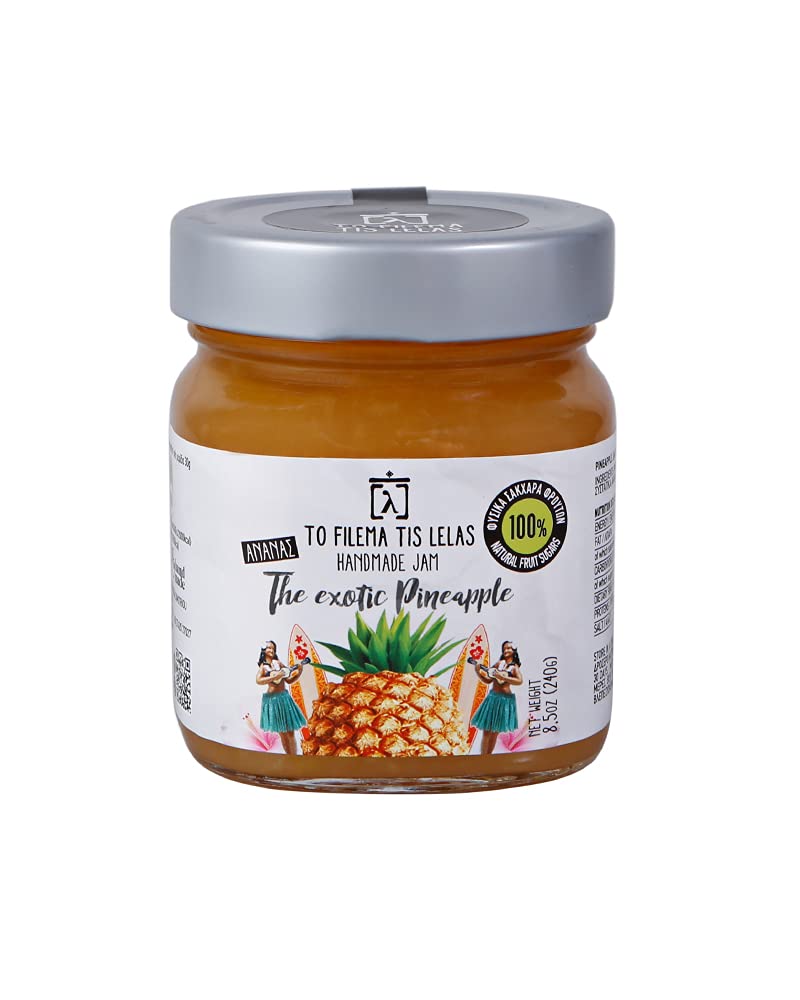To Filema Tis Lelas Exotic Pineapple Jam - No Added Sugar | 2x240g