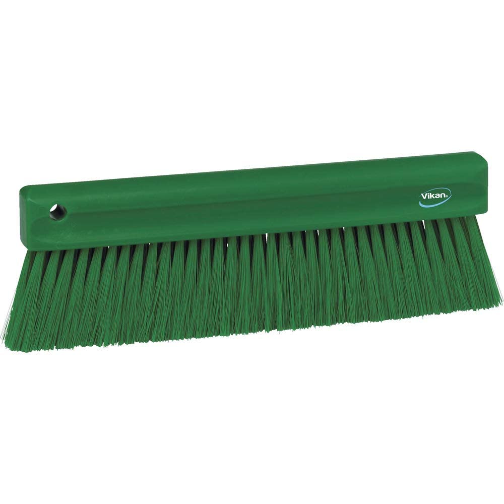 Vikan Powder Brush - Soft Bristles, 11" Length | Green | PP/PBT 1