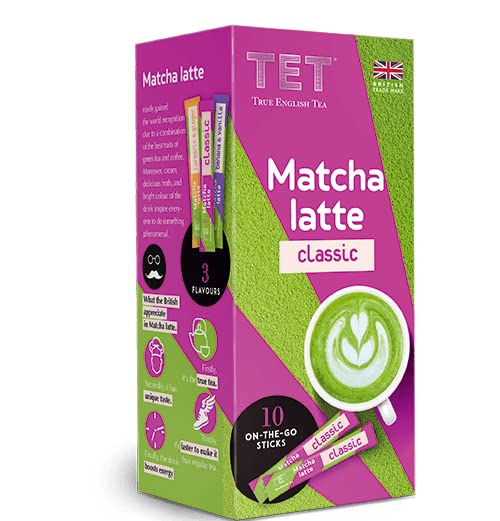 TET Matcha Latte Classic - Green Tea Drink Mix | 2 x 100g Sticks