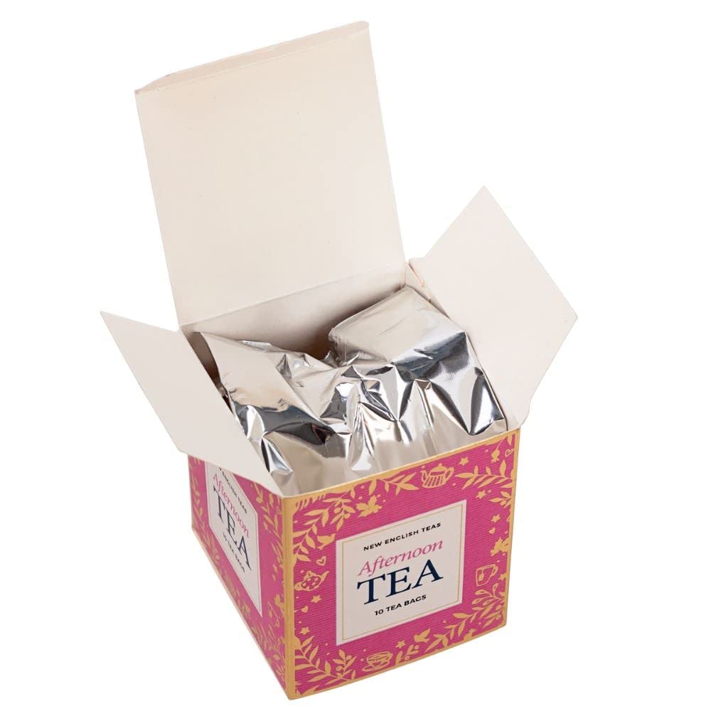 New English Teas Christmas English Afternoon Tea - 10 Teabags | Pink Carton 5