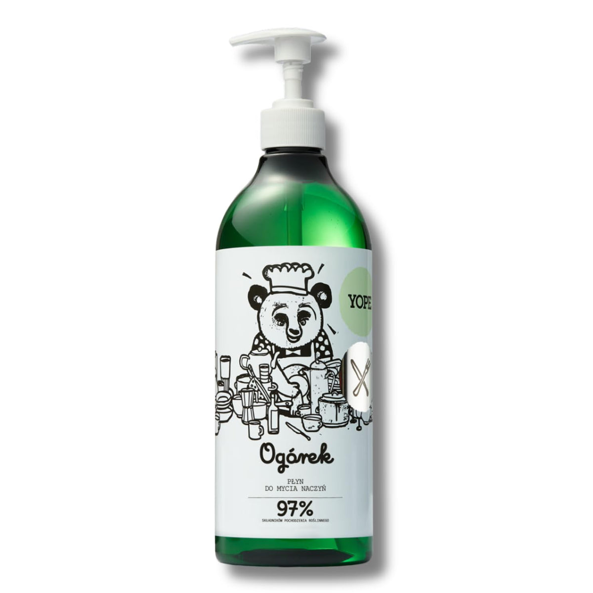 Yope Natural Washing-Up Liquid - Cucumber Scent, pH Neutral, 750ml
