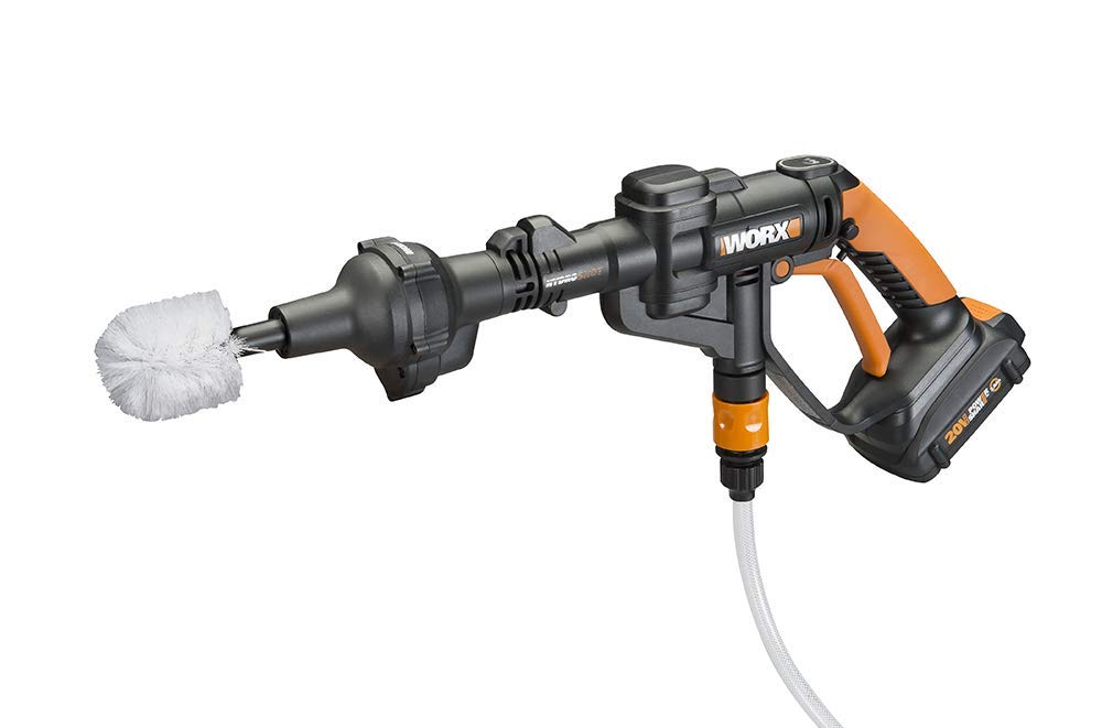 WORX WA4042 Hydroshot Wheel Ball Brush Accessory - Deep Cleaning for Vehicle Alloys 4