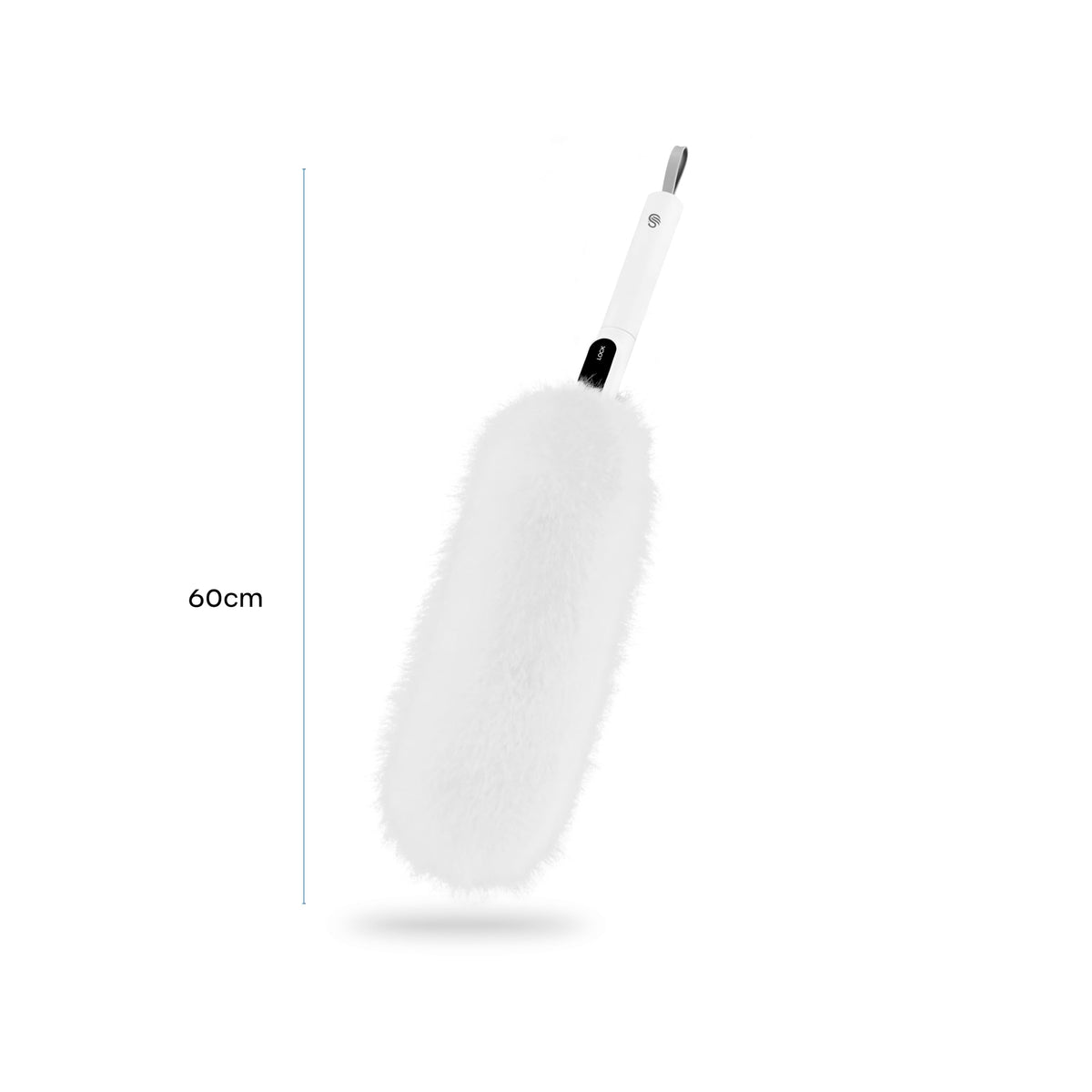 Swan Ultra-Fine Microfibre 2-in-1 Duster - Flat & Tubular Modes | Machine Washable | White 6
