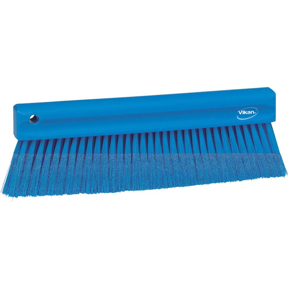 Vikan Powder Brush - Soft Bristles for Food Surfaces | 11" Length | Blue