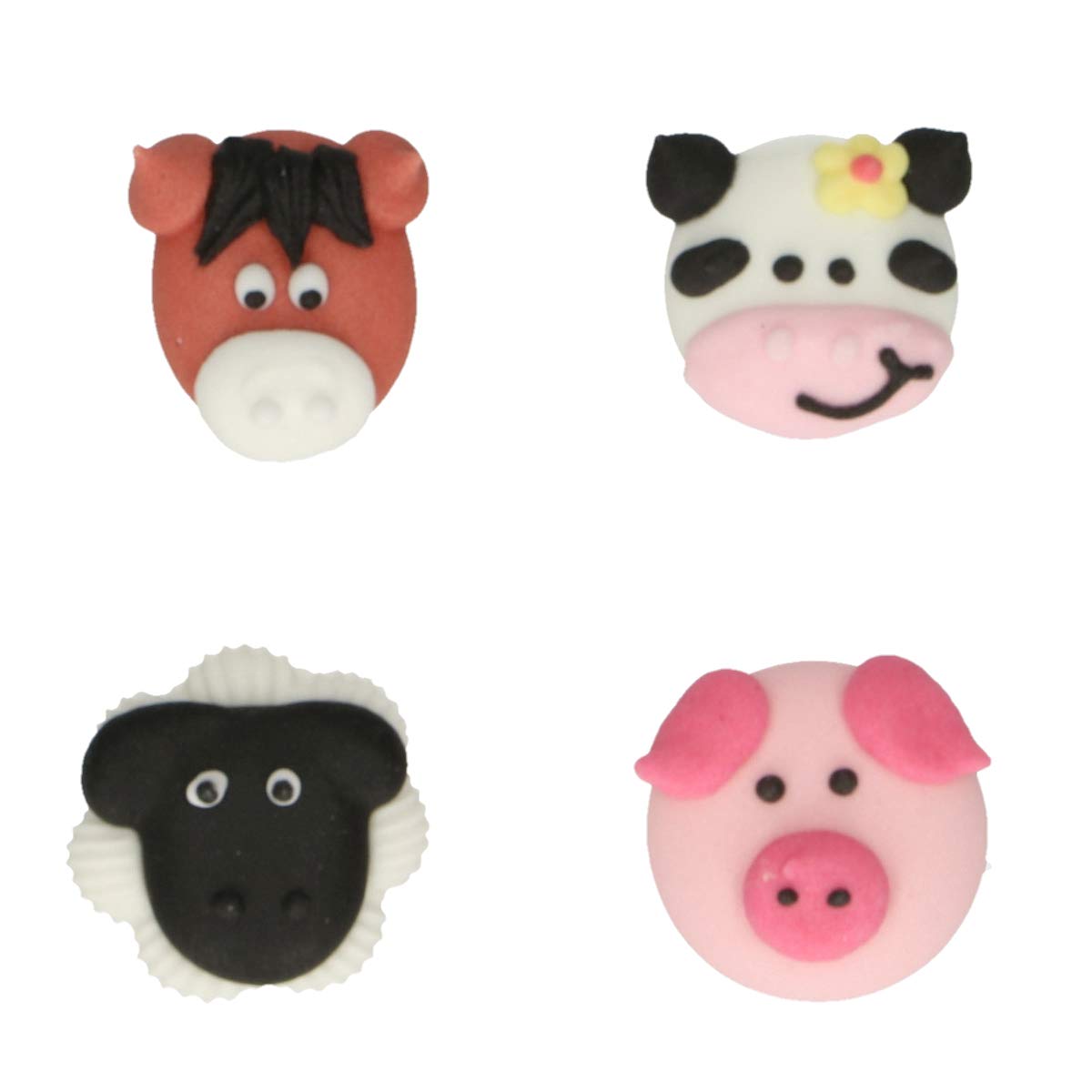 FunCakes Sugar Decorations Farm Animals - Set of 12 Edible Cake Toppers | Gluten-Free 2