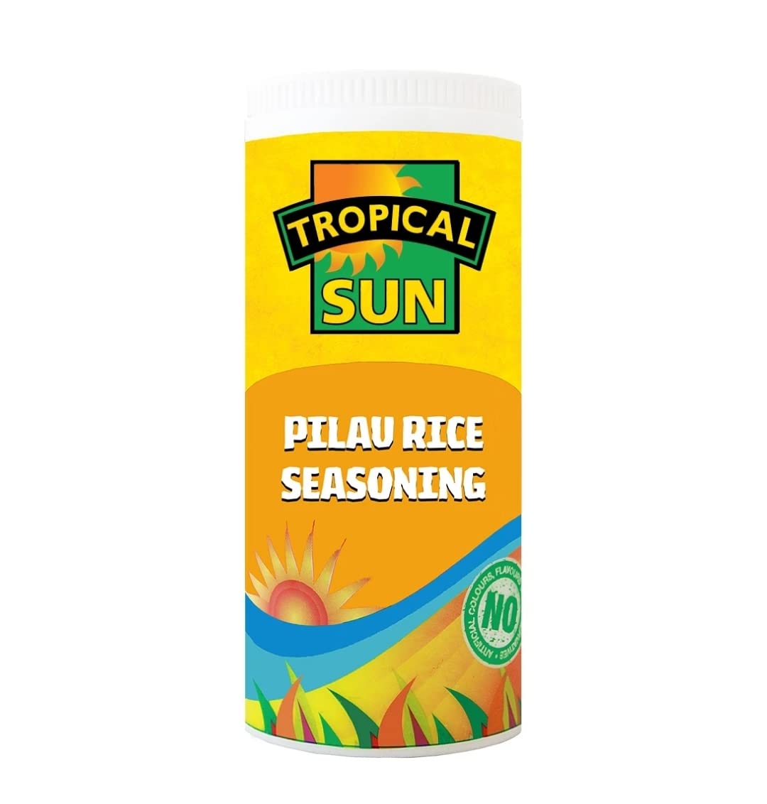 Tropical Sun Pilau Rice Seasoning - 80g | Authentic Indian Spice Blend | Cardamom, Cumin, Turmeric
