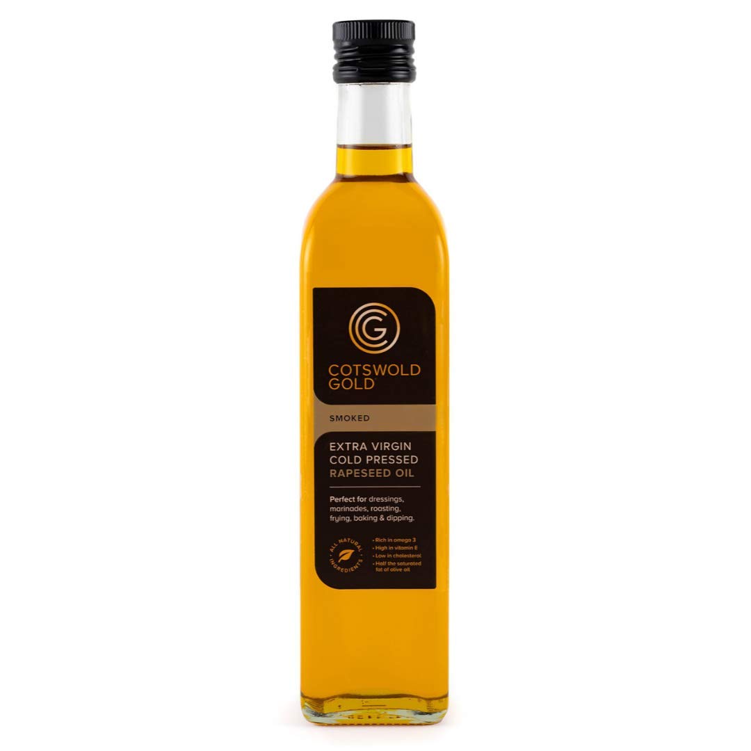 Cotswold Gold Smoked Infused Rapeseed Oil - Naturally Smoked | 500ml