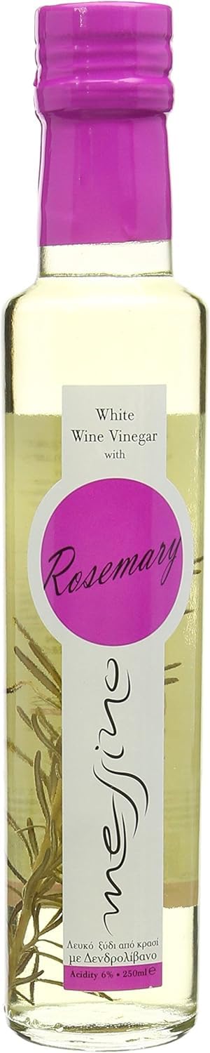 Messino Greek White Wine Vinegar with Rosemary - 2 x 250ml Bottles 3