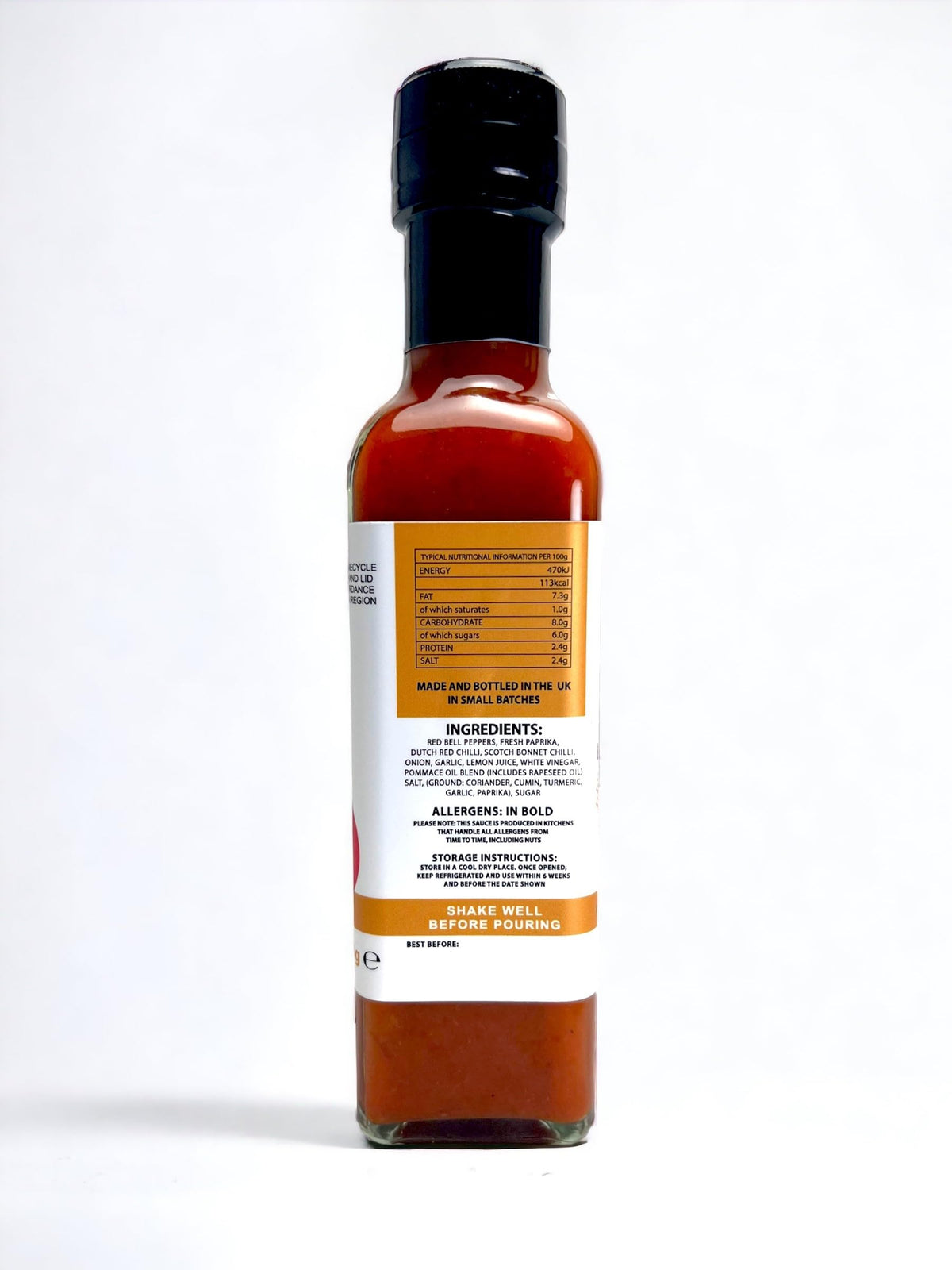 THE CHEEKY INDIAN Shawarma Souk Middle Eastern Hot Sauce - 225g 2