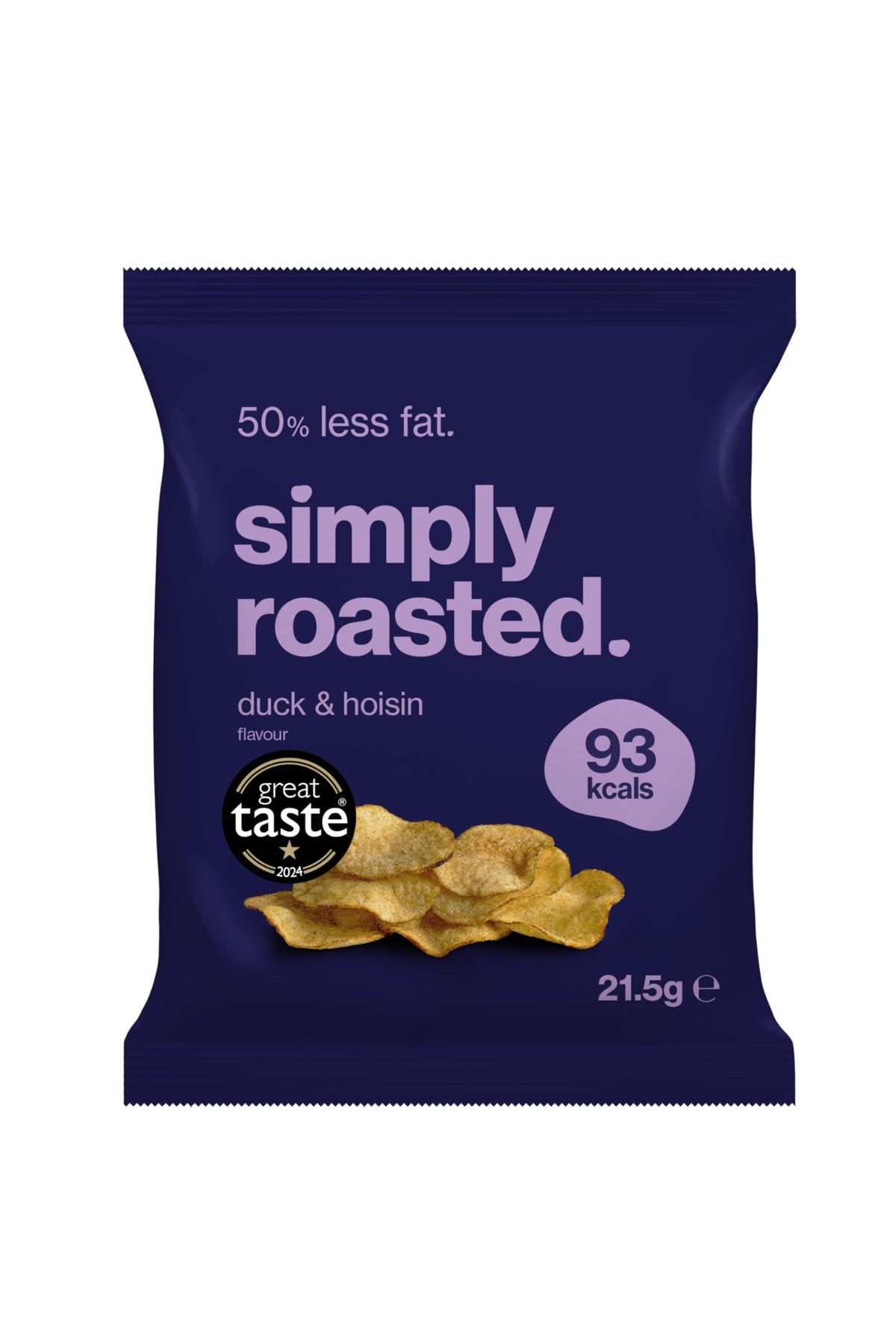Simply Roasted Duck & Hoisin Crisps Multipack - 12 x 21.5g Bags | Roasted, Never Fried 1